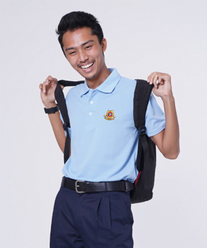 T-Shirt Biru Muda