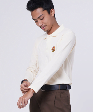 T-Shirt Lengan Panjang Kuning Muda