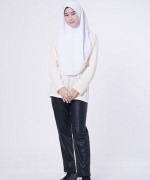 T-Shirt Lengan Panjang Putih